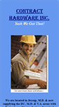 Mobile Screenshot of contracthardwareusa.com