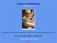 Tablet Screenshot of contracthardwareusa.com